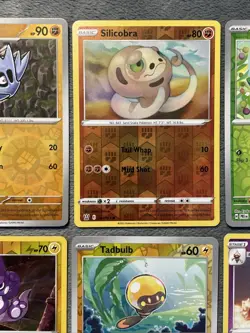 Reverse Holo Pokemon Cards Lot 2020-2025 Tadbulb Seismitoad Claydol Toxel +more - Image 4