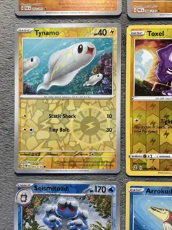 Reverse Holo Pokemon Cards Lot 2020-2025 Tadbulb Seismitoad Claydol Toxel +more - Image 6