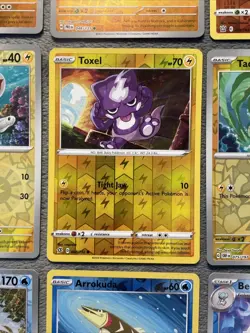 Reverse Holo Pokemon Cards Lot 2020-2025 Tadbulb Seismitoad Claydol Toxel +more - Image 7