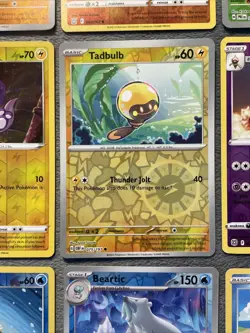 Reverse Holo Pokemon Cards Lot 2020-2025 Tadbulb Seismitoad Claydol Toxel +more - Image 8