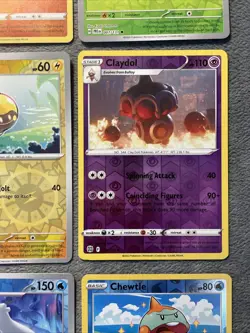 Reverse Holo Pokemon Cards Lot 2020-2025 Tadbulb Seismitoad Claydol Toxel +more - Image 9
