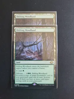 x1 MTG Shifting WoodlandÂ Modern Horizons 3 - Near Mint - Image 1