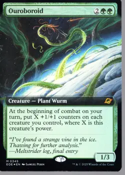 Ouroboroid Extended Art FOIL MTG Edge of Eternities NM/M #345 - Image 1