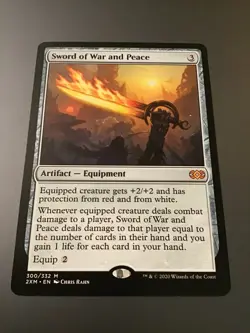 MTG Double Masters #300 Sword of War and Peace NM - Image 1