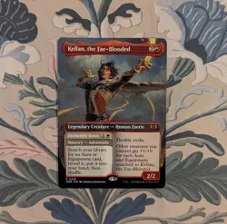 MTG Kellan, the Fae-Blooded (Borderless) - Wilds of Eldraine - Image 1