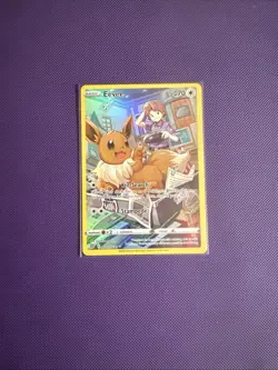 PokÃ©mon Eevee TCG TG11/TG30 Swsh09 Trainer Gallery Holo Card NM Condition - Image 1