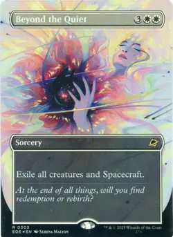 Beyond the Quiet (Borderless) MTG Edge of Eternities Foil 0303 NM - Image 1