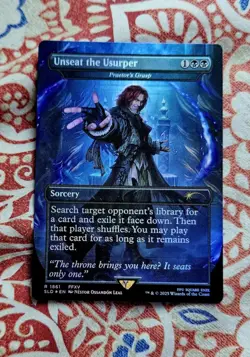 Unseat the Usurper  (Praetor's Grasp) [RAINBOW FOIL] Secret Lair Drop (MTG) | NM - Image 1