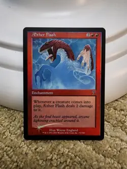 MTG: 7th Edition: Foil Aether Flash: Near Mint Condition - Image 1