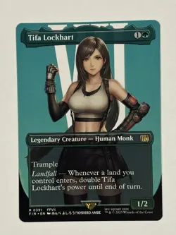 MTG Final Fantasy Tifa Lockhart (Borderless) Regular Non-Foil NM - Image 1