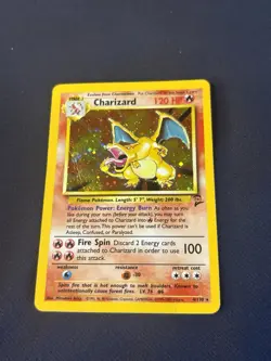 Charizard 004/130 Base Set 2 Holo holy grail vintage PokÃ©mon card played ðŸ”¥ðŸ”¥ðŸ”¥ - Image 1