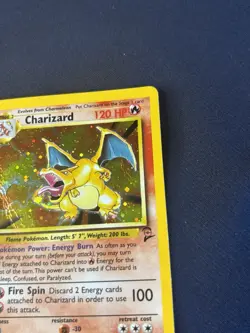 Charizard 004/130 Base Set 2 Holo holy grail vintage PokÃ©mon card played ðŸ”¥ðŸ”¥ðŸ”¥ - Image 2