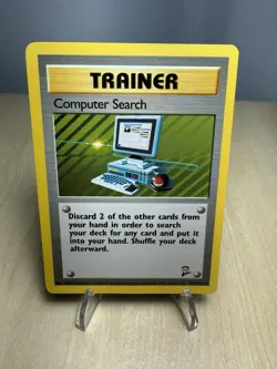 Computer Search 101/130 Base Set 2 PokÃ©mon Card WOTC 2000 â€“ NM Vintage Trainer - Image 1