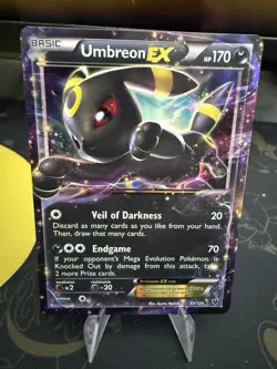 Umbreon EX 55/124 XY Fates Collide Ultra Rare Pokemon Card TCG NM Near Mint - Image 1