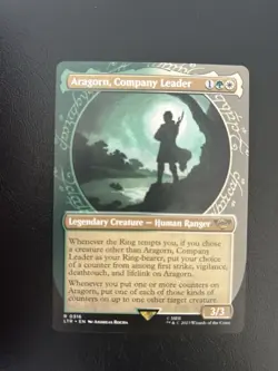 Aragorn, Company Leader (Showcase) Mtg Lord of the Rings Regular Rare 316 - Image 1