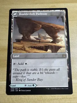 MTG Branchloft Pathway Boulderloft Pathway Zendikar Rising 258/280 Regular NM - Image 2