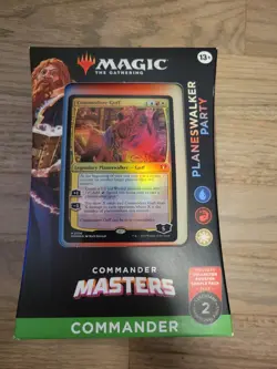 Commander Masters - Planeswalker Party MTG Commander Deck New Sealed Magic EDH - Image 1
