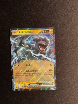 Pokemon TCG Zekrom ex 034/086 Double Rare Black Bolt NM - Image 1