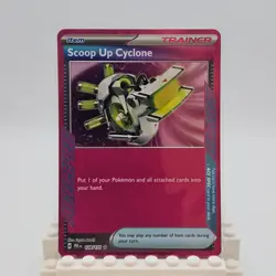 Pokemon TCG: Prismatic Evolutions - Scoop Up Cyclone 128/131 Holo - NM/M - Image 1