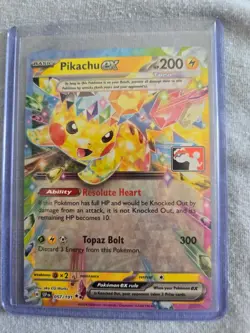 Play! Pokemon Prize Pack Series 7 Surging Sparks 057/191 Pikachu ex - Image 1