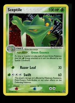 Sceptile 10/106 EX Emerald 2005 Holo Rare Pokémon Card TCG - Image 1