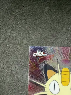 🔥Topps Chrome Pokémon Cards - Series 1 - Meowth #52 - Image 2
