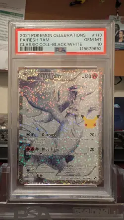 Pokemon - Reshiram Celebrations 113 **GEM MINT PSA 10** FA Classic Collection - Image 1