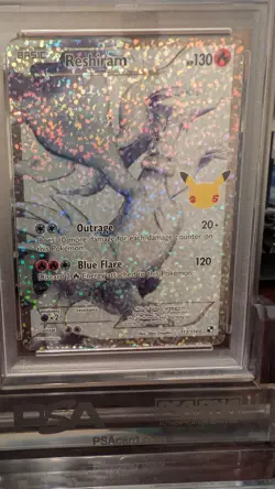 Pokemon - Reshiram Celebrations 113 **GEM MINT PSA 10** FA Classic Collection - Image 5