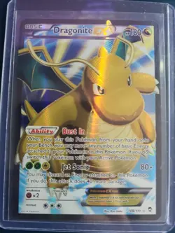 Dragonite EX 108/111 XY Furious Fists Full Art Ultra Rare Pokemon TCG Card LP - Image 1