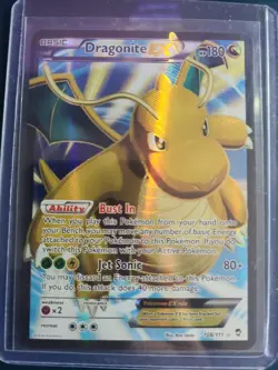 Dragonite EX 108/111 XY Furious Fists Full Art Ultra Rare Pokemon TCG Card LP - Image 3