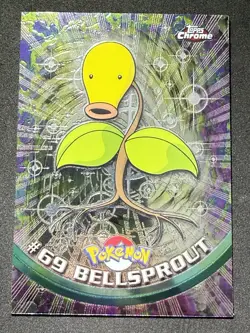 🔥Topps Chrome Pokémon Cards - Series 1 - Bellsprout #69 - Image 11