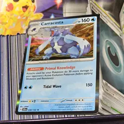 surging sparks pokémon lunchbox Tin W/ Cards, Holos, Bulk, & Small Mini Binder - Image 6
