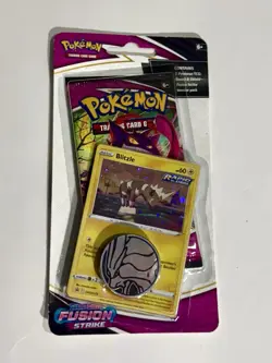 Pokemon TCG Sword & Shield Fusion Strike Blister Pack with Blitzle Promo - Image 3
