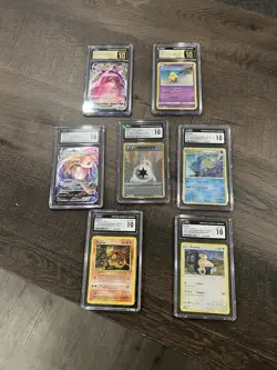 Pokemon 7 Card CGC 10 Lot - Image 1