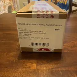 Pokemon Sword & Shield Astral Radiance Booster Box Case SEALED x6 Booster Boxes - Image 1