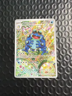 *ENGLISH* Seismitoad 105/086 - Illustration Rare - Black Bolt - Pokémon TCG NM+ - Image 1