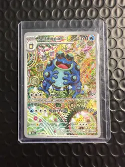 *ENGLISH* Seismitoad 105/086 - Illustration Rare - Black Bolt - Pokémon TCG NM+ - Image 2