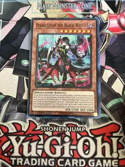 Diabellstar The Black Witch Super Rare RA03-EN032 Yugioh Sinful Spoils - Image 3