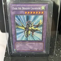 Gaia the Dragon Champion YuGiOh! LOB-125 The Legend of Blue Eyes White Dragon - Image 1