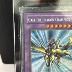 Gaia the Dragon Champion YuGiOh! LOB-125 The Legend of Blue Eyes White Dragon - Image 5