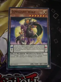 Yu-Gi-Oh! TCG Lunalight Wolf - SHVI-EN012 - Common - Unlimited Near Mint - Image 1