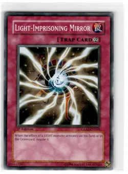 Yu-Gi-Oh! Light-Imprisoning Mirror Common GLAS-EN069 Moderately Played 1st - Image 1