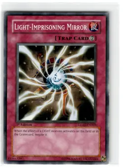 Yu-Gi-Oh! Light-Imprisoning Mirror Common GLAS-EN069 Moderately Played 1st - Image 3