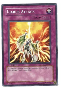 Icarus Attack x1 2/10 DM+ Yu-GI-Oh! Enemy of Justice 1st Edition EOJ-055 01 - Image 1