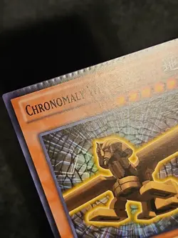 *Misprint* Chronomaly Winged Sphinx LVAL-EN009 Yu-Gi-Oh! Card 1st Ed Crimped - Image 2