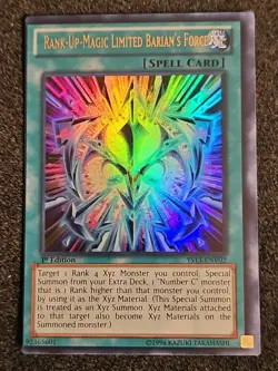 *Misprint* Rank-Up-Magic Limited Barian's Force - YS13-ENV02 - Ultra Rare Miscut - Image 2