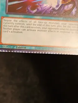 Yugioh! - Dark Ruler No More - RA01-EN060 - Super Rare - NM/M Misprint Crimped - Image 2