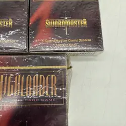 Highlander The Card Game Sealed Decks NEW 7 Packs Swordmaster Game System - Image 2