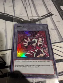 Yu-Gi-Oh Token Akiza And Black Rose Dragon infinite Forbidden Sealed TKN5 EN008 - Image 1