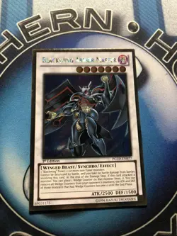 *** BLACKWING ARMOR MASTER *** 1ST EDITION PREMIUM GOLD PGLD-EN077 (NM) YUGIOH! - Image 2